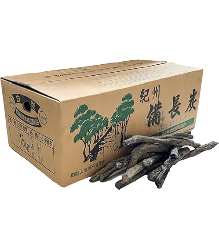 Amazon.co.jp: 紀州備長炭 上小丸 15kg ウバメガシ 国産 和歌山